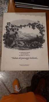 26 riproduzioni di incisioni di Miss E.F.Batty "Vedute di paesaggi italiani"