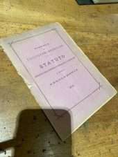 circolo dei cacciatori bresciani: statuto approvato dall'assemblea generale del 6 gennaio 1882