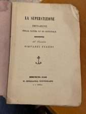 la superstizione : imitazione della satira xv di giovenale sestine del sacerdote giovanni suardi
