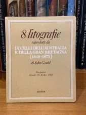 8 litografie riprodotte da uccelli dell'australia e della gran bretagna ( 1848-1873)
