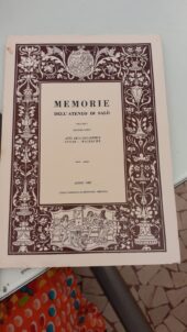Memorie dell'ateneo di Salò. Volume 1 seconda serie. Anno 1985