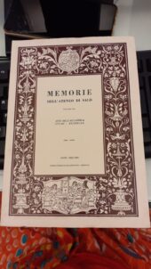 Memorie dell'ateneo di Salò. Volume XIX. Anni 1960-1984